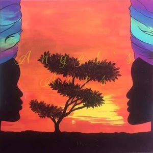 African painting from 2016